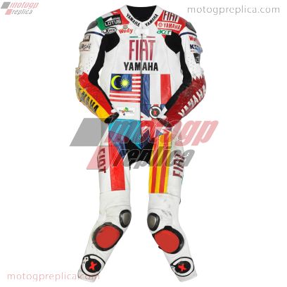 Jorge Lorenzo Yamaha Replica Motorbike Suit MotoGP 2008