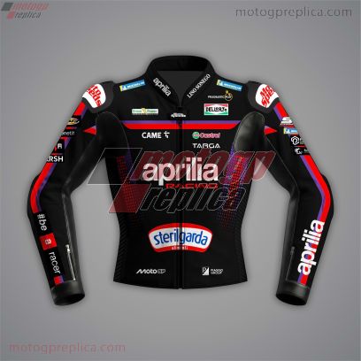 Jorge Martin Leather Jacket Aprilia Replica Racing MotoGP 2026