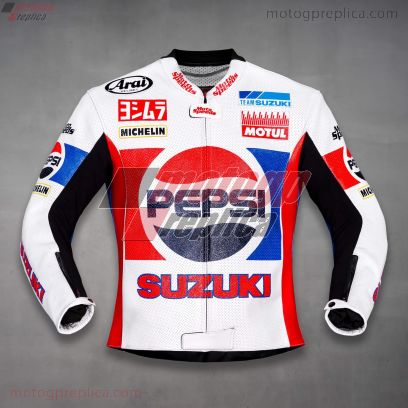 Kevin Schwantz Pepsi Suzuki Replica GP 1988 Motorbike Jacket
