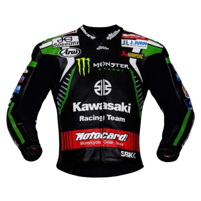 Leon Haslam Kawasaki Replica Monster WSBK 2019 Jacket