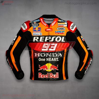 Marc Marquez 93 Honda Replica Repsol Black Jacket 2017