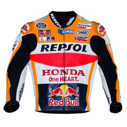 Marc Marquez Honda Replica Repsol MotoGP 2016 Leather Jacket