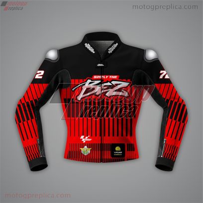 Marco Bezzecchi Red Racing Jacket Winter Test 2024