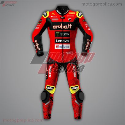 Motorbike Riding Leathers Alvaro Bautista Ducati Replica SBK 2025