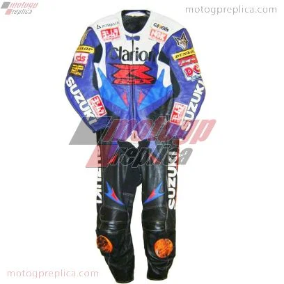 Niall Mackenzie Suzuki Replica 2001 BSB Leather Suit
