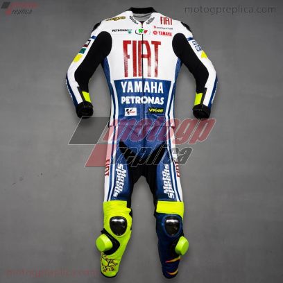 Valentino Rossi Fiat Yamaha Replica Leather Suit MotoGP 2010