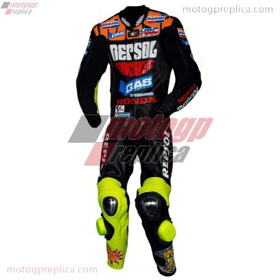 Valentino Rossi Motociclismo Repsol Honda Replica Suit Black