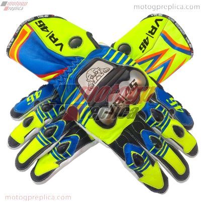 Valentino Rossi MotoGP 2015 Race Gloves