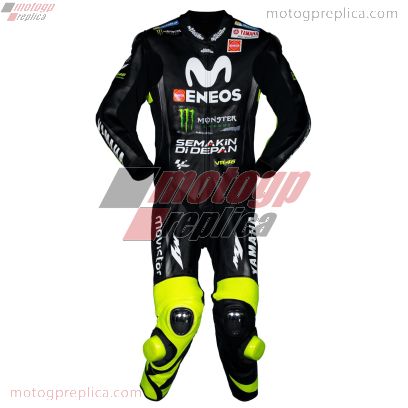Valentino Rossi Movistar Yamaha Replica 2018 Suit in Black