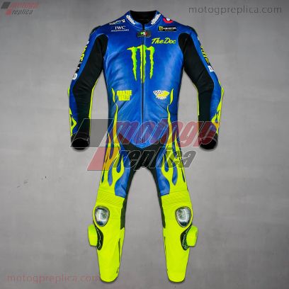 Valentino Rossi Yamaha Replica Blue Motorbike Leathers 2024