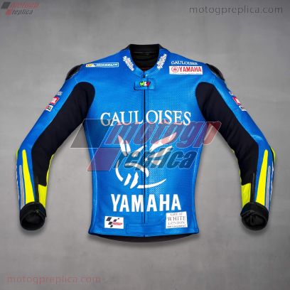 Valentino Rossi Yamaha Replica MotoGP 2005 Leather Jacket