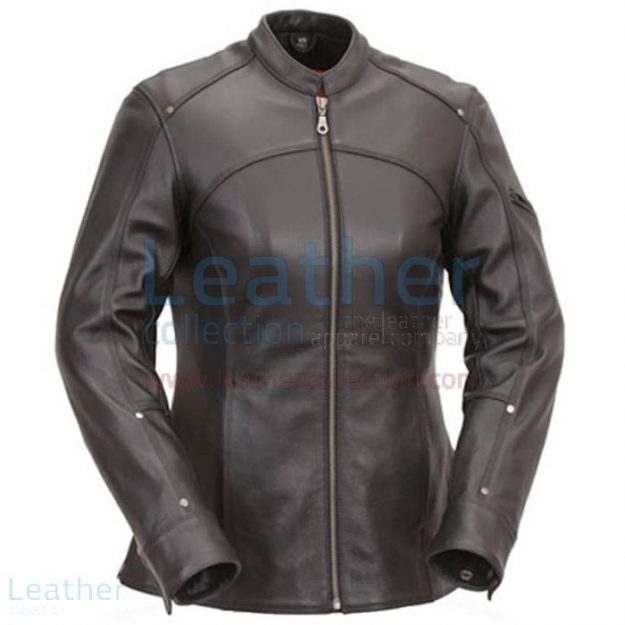 Pick Now 3/4 Length Touring Motorcycle Leather Jacket for ¥27,888.00 ...